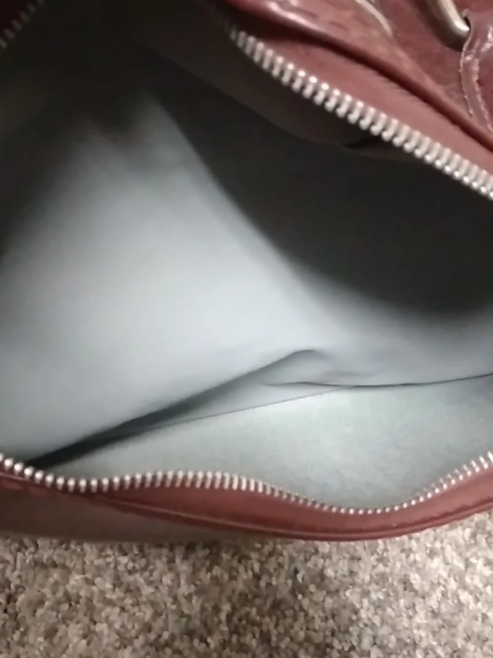 Vintage American Tourister Faux Leather Travel Duffel Bag Carry-on in Dark Red